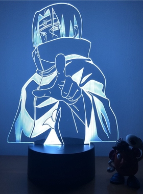 Naruto Uchiha Itachi LED Night Light Action Figure 7 Colors