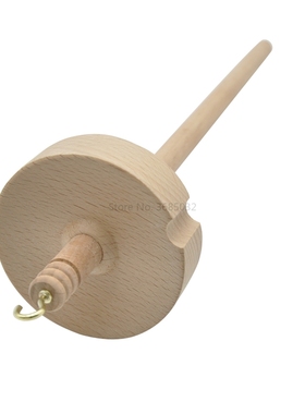 Hot Sell Drop Spindle Top Whorl Yarn Spin Hand Carved Wooden