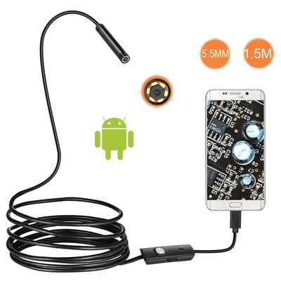 1/1.5/2M 7/5.5mm Lens Endoscope HD 480P SB OTG Snake Endosco