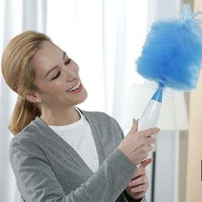 Electric Spin Duster Feather Duster Brush 360&deg; Adjus