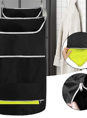 Door Hanging Laundry Hamper Large Capacity Nylon Zipper