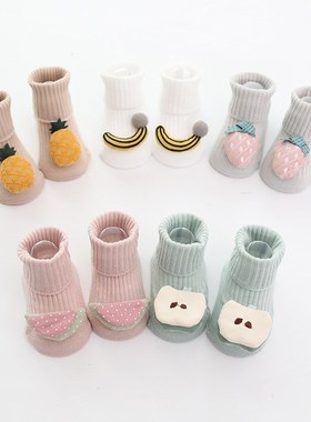 0-18 Months Cotton Children's Socks Baby Cartoon Fruit R
