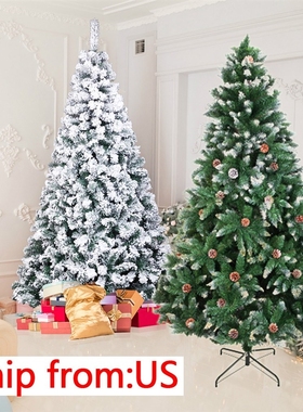 6ft/7ft Pvc Flocking Christmas ree Desktop Encryption Christ