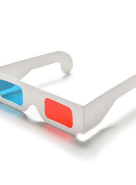 10pcs/Lot Universal Anaglyph Cardboard Paper Red &amp; B