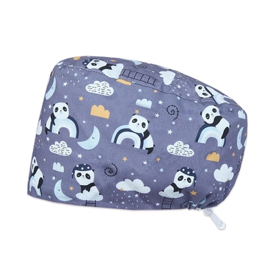 Scrub Caps Cute Panda Pattern New Design Nurse Veterinary U