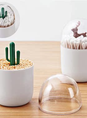 HobbyLane Dustproof Table Decorative Toothpick Cotton Swab