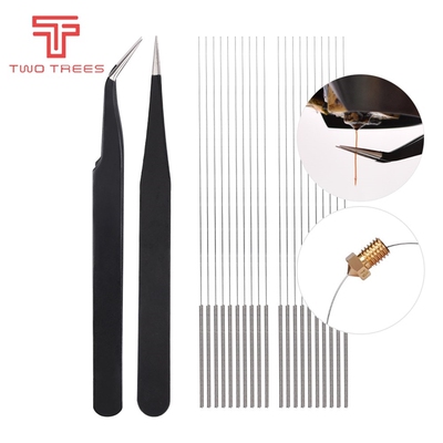 20PCS/Lot 3D Printer Parts Nozzle cleaner Bendable Drill Bit