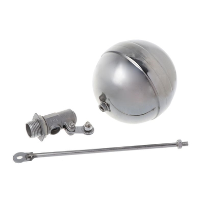 DN15 Male Thread Water Tank Ball Stainless Steel Flow Contro