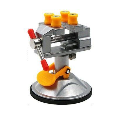 Mini Adjustable Fixed Electric Small Table Bench Vise 360