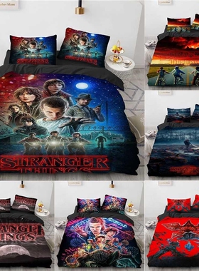 Hot TV Drama Stranger Things Season 4 Bedding Sets Decorativ