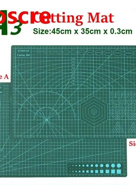 A3 PVC 45*30cm Self Healing Cutting Mat Fabric Leather Paper