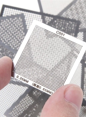 10Pcs/set BGA Reballing Universal Stencil Template Kit for C