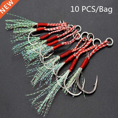 Jig Head Hook Cast Jigs Assist Hook Fishing Hooks Barbed Hoo