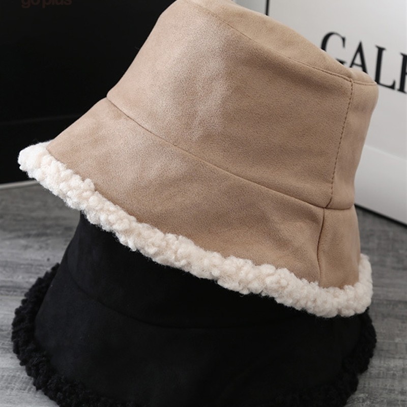goplus bucket hat cap women bucket hats solid pure winter ke