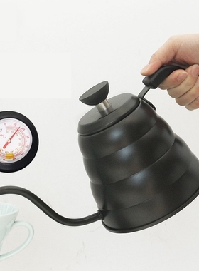 304 Stainless Steel Coffee Drip Goose Neck Kettle Pot with T