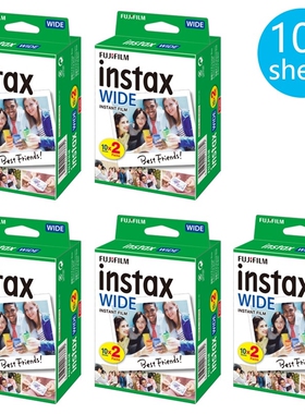 Genuine Fujifilm Instax Wide Film White 200 For Fuji Instan