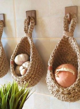 Hand Woven Cotton Rope Plant Hanger Flower Pots Net Woven