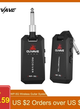 CUVAVE WP 5G Wireless 5.8GHz Guitar System Audio Transmitte