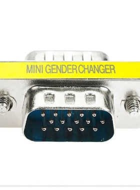 15 Pin VGA SVGA HD15 Gender Changer Coupler Adapter Convert