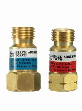 Oxygen Acetylene Check Valve Torch End Welding Cutting Adapt