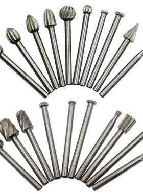 6pcs 10pcs 20pcs HSS Routing Router Bits Burr Rotary Tools R