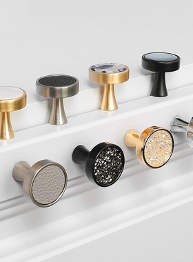 Resin S Cabinet Knob chest pulls Knob single hole Drawer Han