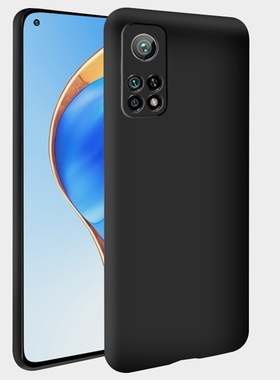 For Xiaomi Mi 10T Pro 5G Case  Solid Color Shockproof Soft S