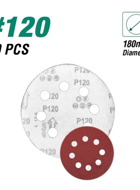 Sandpaper 180/215/225mm holes Sanding paper grits 180mm Elec