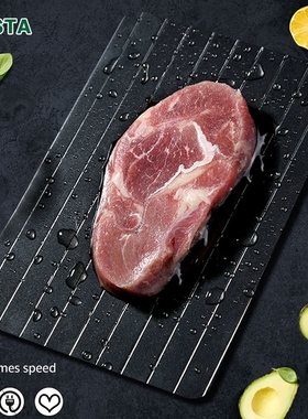 Fast Defrost Tray Thaw Froze Food Meat Fruit Quick Defrostin