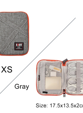 BBM Electronics Organizer Travel Cable Cord Bag Accessories