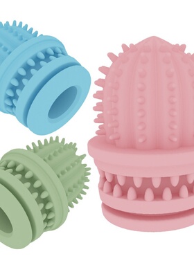 Pet Dog Toys Rubber Cactus Shaped Toy for Dog Chewing