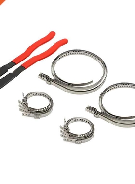 20pcs Auto ATV Adjustable AXLE CV Joint Boot Crimp Clamps wi