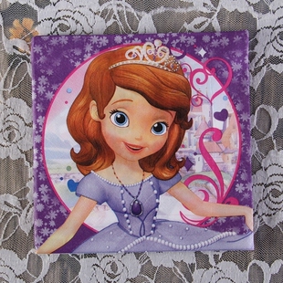 JJ02, 20pcs Princess Sofia Paper Napkin for Kids Birthday Pr