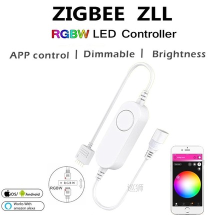 Mini Zigbee DC5V 12V 24V 5050 RGB/RGBW/RGBCW/CCT/Dimmer Smar
