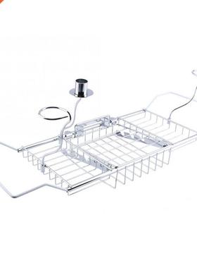 Wine Holder 1Pcs Bathroom Bath Shower Tub Bathtub Caddy Stor