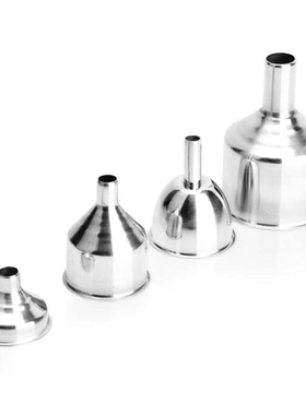 Mini Stainless Steel Bar Wine Flask Funnel Small Mouth