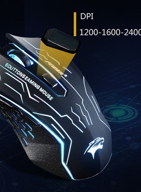 Malloom  High Speed 3200 DPI Professional LED 6D Optical