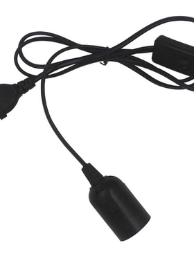 1.8m Power Cord Cable E27 Lamp Bases E  with switch wire for