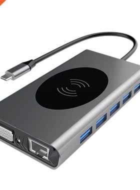 14 In 1 HUB Mulitfunction USB Type C Adapter Docking Station