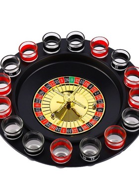 Bar Funny Tools Russia Turntable Shot Glass Drinking Game 16