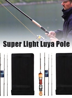 Fishing Rod Trout Rod 4 Sections Portable Lightweight