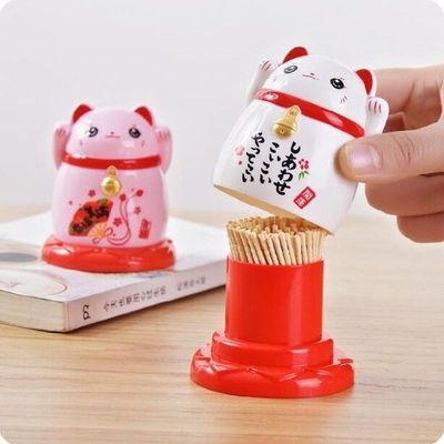 Creative Toothpick Box Cute Cartoon Toothpick Holder 2