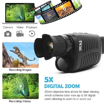 1080P Hd Monoculaire Nachtzicht Apparaat Infrarood 5x