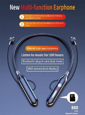 New Design 100 Hours Endurance Bluetooth5.0 Headphones Stere