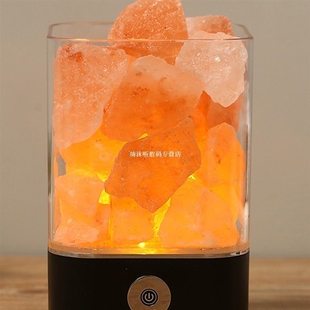 Salt Lamp Himalayan Crystal Salt Stone Lamp Negative Ion Air