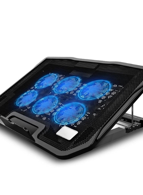 Gaming Laptop Cooler Notebook Cooling Pad 6 Silent LED Fans