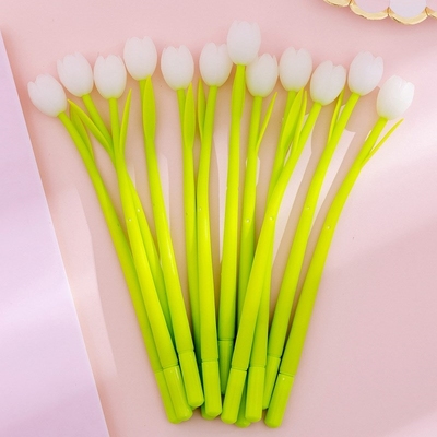 (3 pieces/lot) Photochromic Tulip Silicone Gel Pen Cute Stud