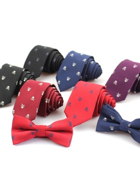 Skull Bow Ties for Men Fashion Bowtie Party Gift Necktie But