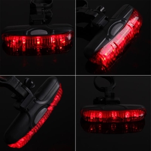 Bicycle Light Waterproof Cycling Rear Back Bike  Tail Light