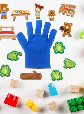 Animal Hand Puppet Glove Cartoon Toys Baby Educational Anima